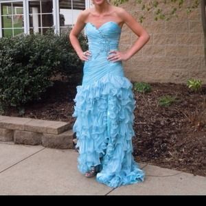 One of a kind Terani Couture prom dress