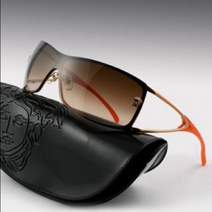 Versace genuine sunglasses w/ brown gradient lens