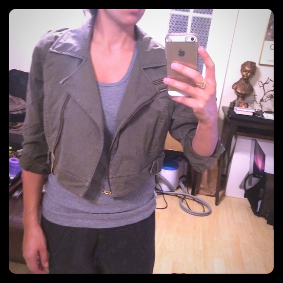 Moto Crop Jacket