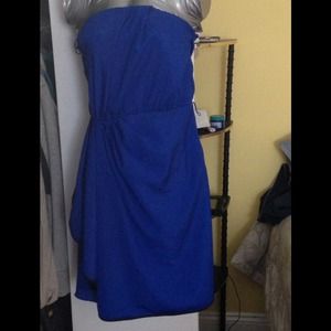 Blue NWOT Express dress