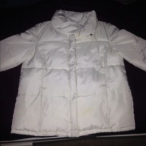 White Puffy Winter Jacket