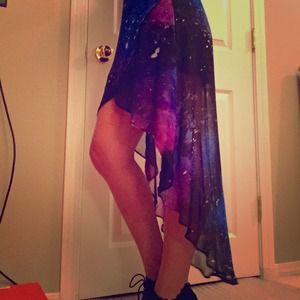 Forever 21 Galaxy Skirt