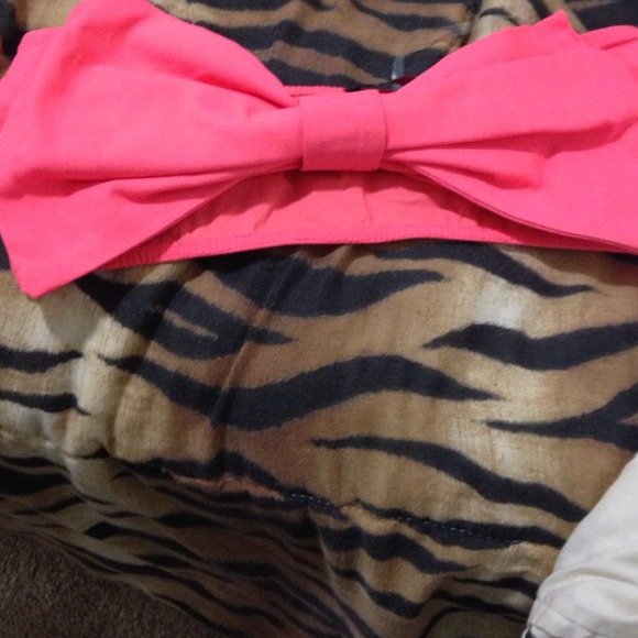 Coral Bow Bandeau