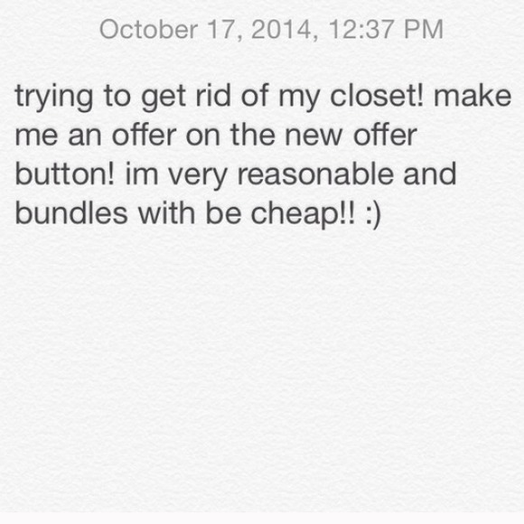 Make me an offer