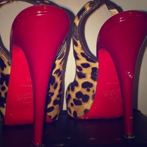 Leopard print Christian Louboutins