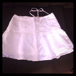 White short flowy skirt