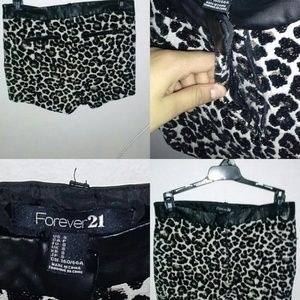 Leopard forever21 shorts