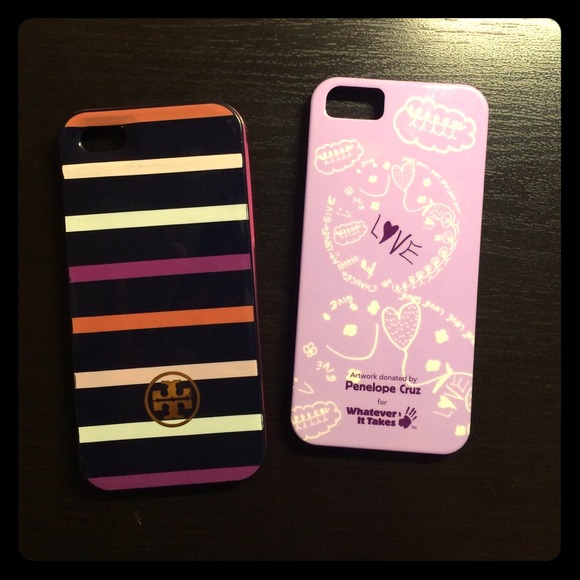 Tory Burch Other - iPhone 5/5s cases plus screen protector