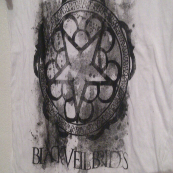 Hot Topic Tops - Black Veil Brides lacey shirt (: