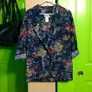 Vintage Floral Blazer