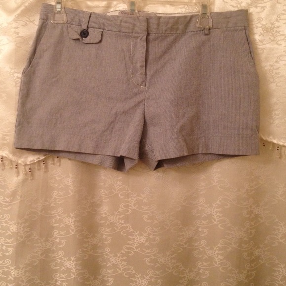 Pinstripe shorts