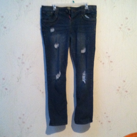 Women's almost famous jeans with fashion holes