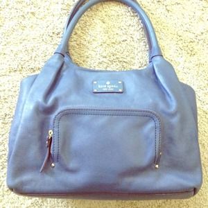 💯% Kate Spade Shoulder Bag Blue w/dust bag