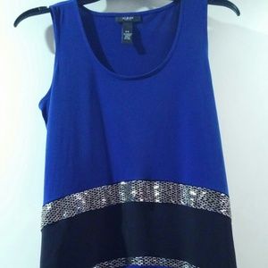 Alfani sequin tank tunic