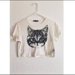 Cat Crop Top