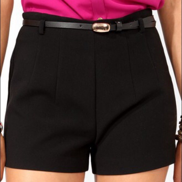 High waisted shorts