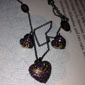 Juicy Couture Necklace & Earrings Set