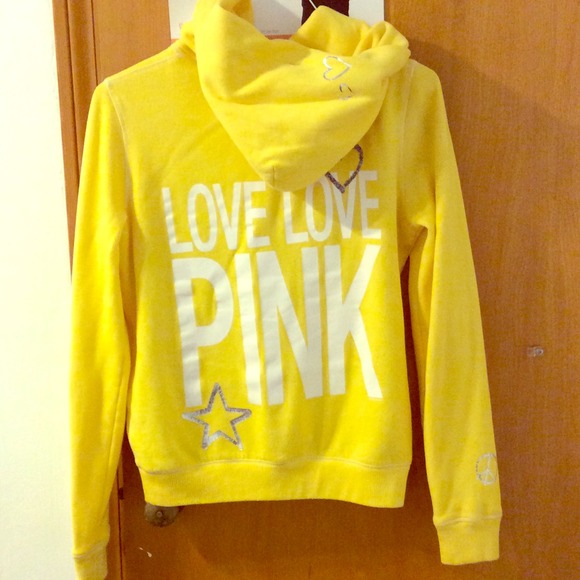 Victoria's Secrets Pink yellow sweater
