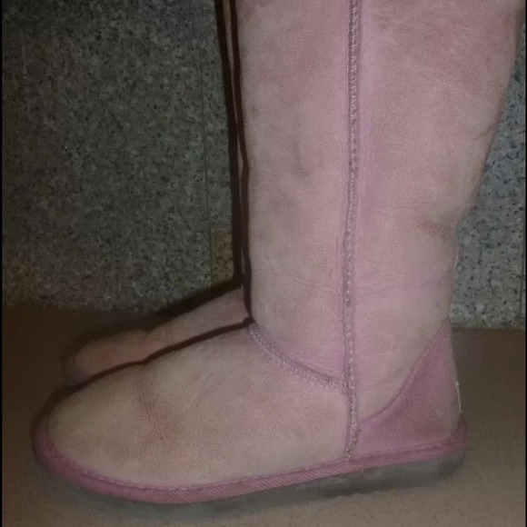 tall pink uggs