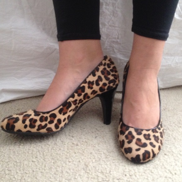 Leopard heels