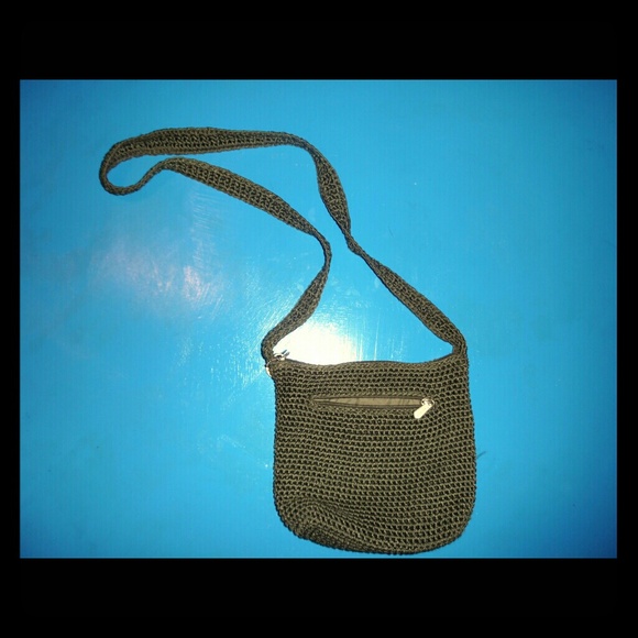 The Sak, Army green woven purse