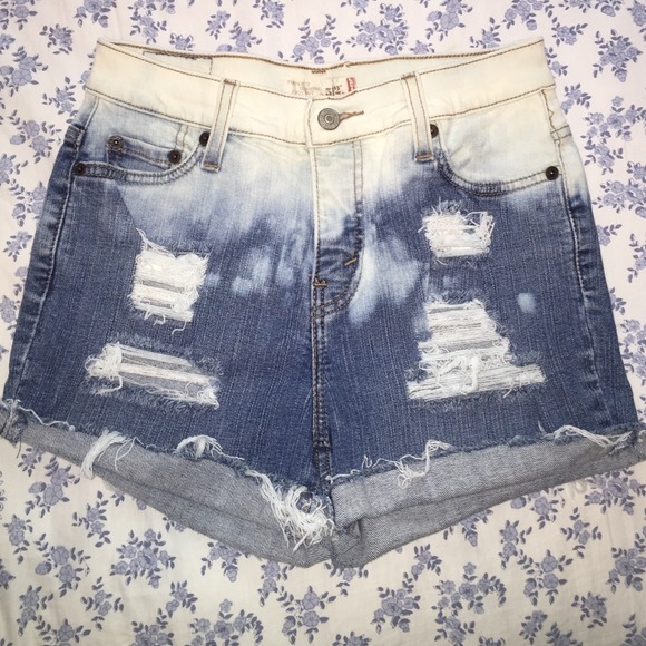 High Waisted Ombre shorts