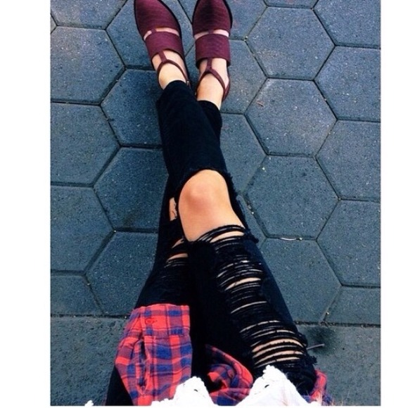 Carmar distressed jeans