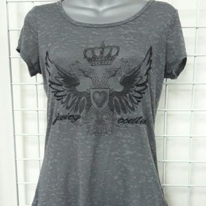 Juicy Couture Burnout Graphic Tee