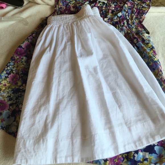 White cotton lined skirt-----Sold!!!!!!