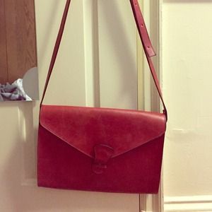 Red Envelope Crossbody Bag