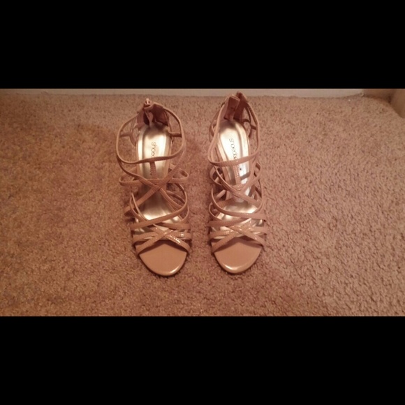 Light Pink Strappy Heels