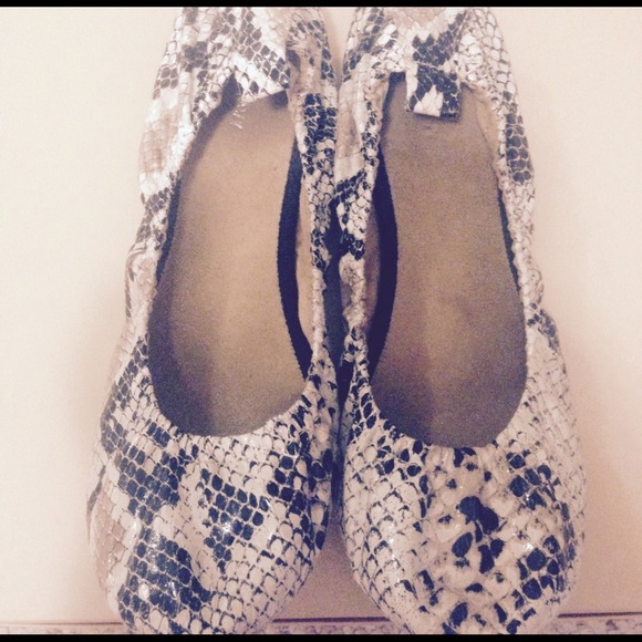 Snake Skin Flats