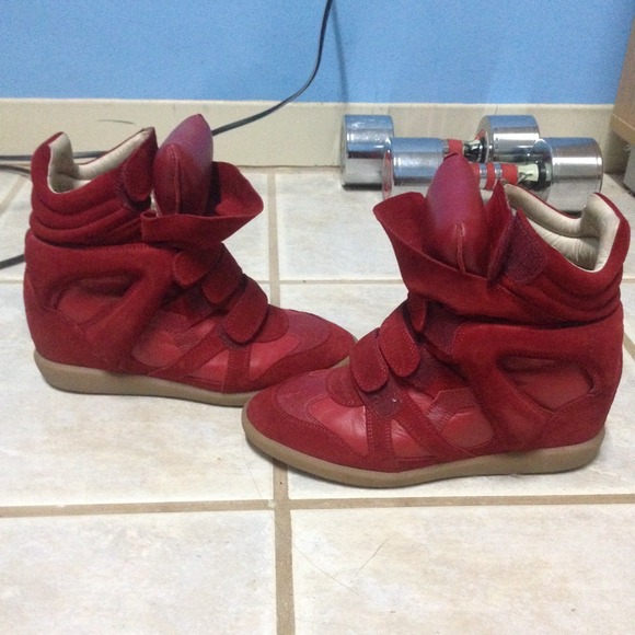 SOLD Isabel Marant Bekket wedge sneakers - Picture 1 of 5