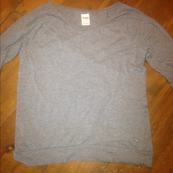 Gray off the shoulder long sleeve