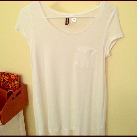 Divided soft white shirt😊