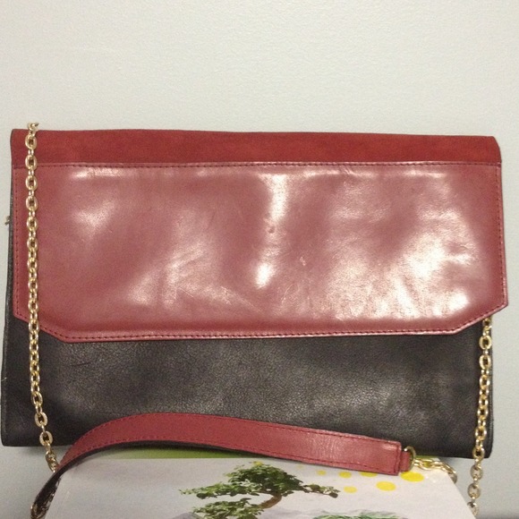 Zara Color Block Clutch