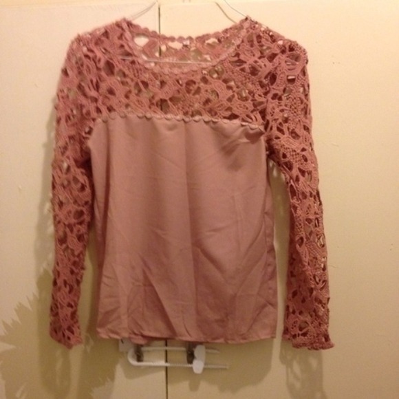 Dusty pink blouse