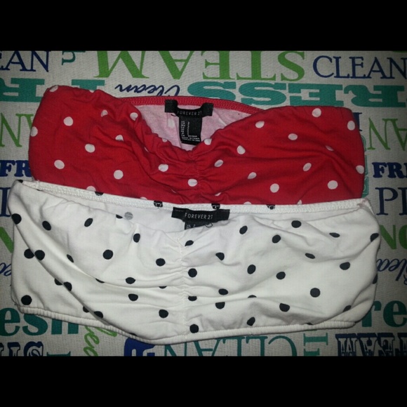 2 bandeau tops