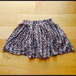 Brandy Melville Tribal Print Skirt
