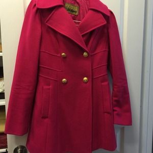 Wool Pink Guess coat