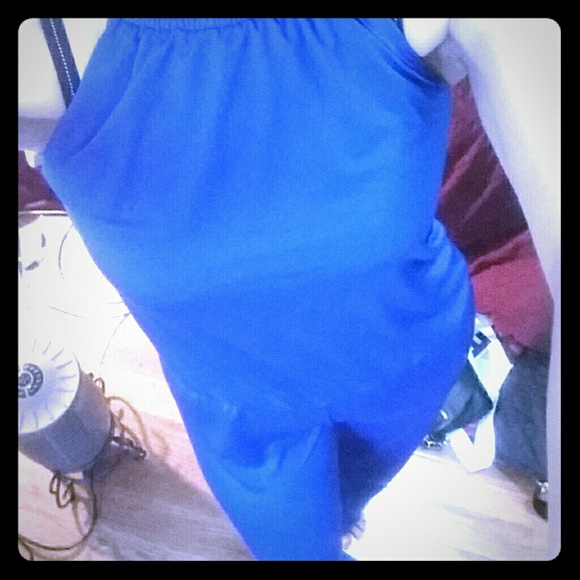 --SOLD----    Blue halter jumpsuit
