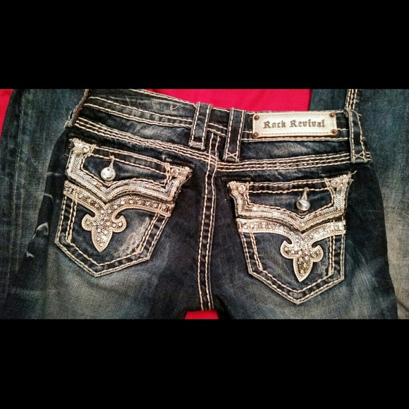 Bling boot cut rock revivals