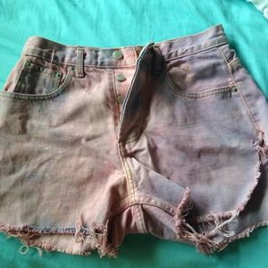 High waisted shorts