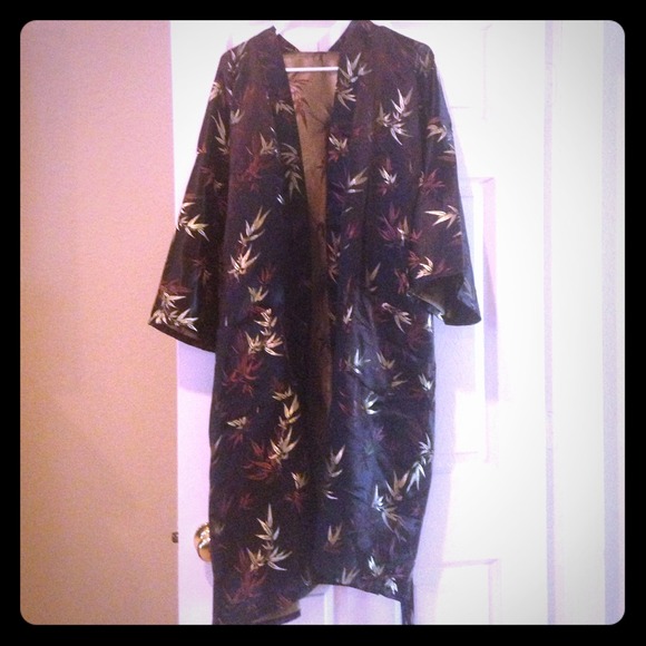 Silk robe