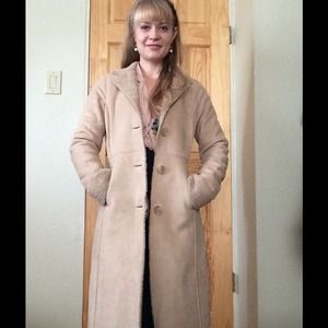 Fleece Fitted Winter Trench Coat