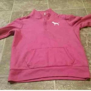 1hr sale only Vs pink 1/4 zip
