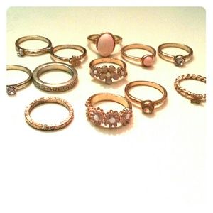 Pack of TWELVE rings!