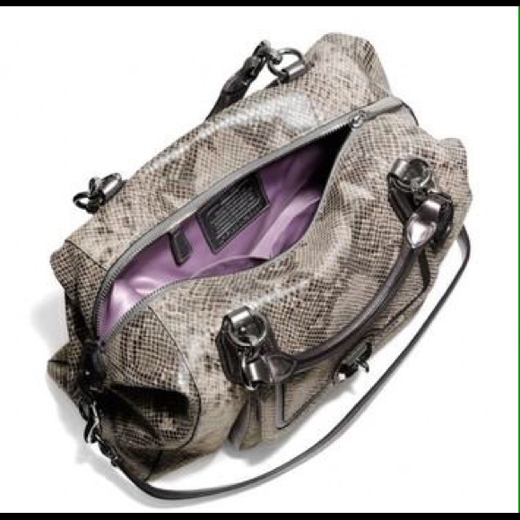 Rare Coach exotic print - Picture 3 of 4