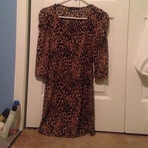 Cheetah Print Dress