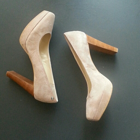 Calvin Klein Shoes - Calvin Klein Suede Pumps